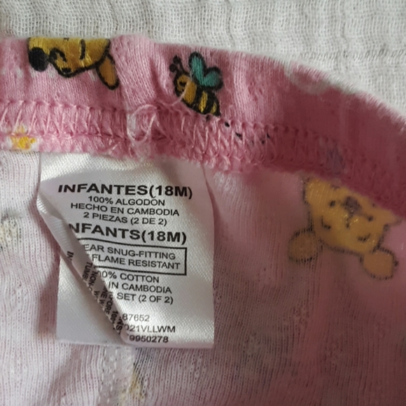 Donated** Disney EUC Pooh Pajamas - Picture 7 of 7